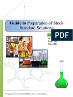 Chemiasoft - Guide To Preparation of Stock Standard Solutions (2011) PDF