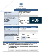 Programa de Asignatura