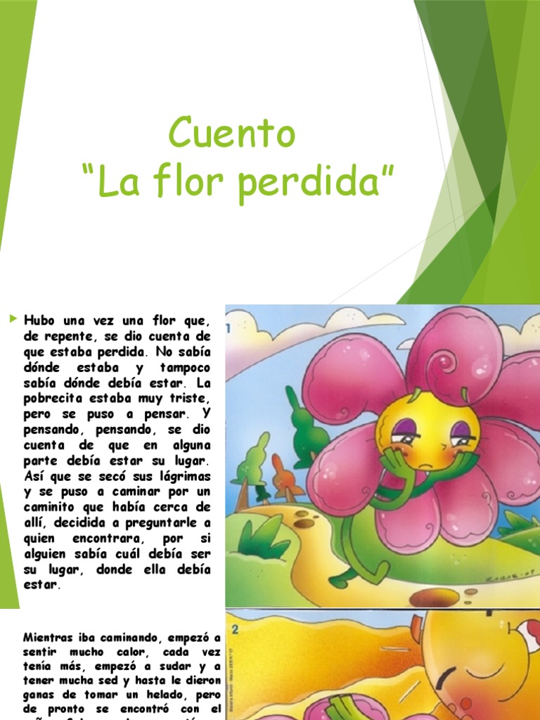 Cuento La Flor Perdida Flores Ocio
