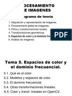 Espacios de Color y El Dominio Frecuencial.