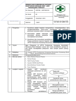 SOP Koordinasi Dan Komunikasi Antara Pendaftaran Dengan Unit Penunjang New Format