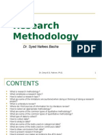 Research Methodology: Dr. Syed Nafees Bacha
