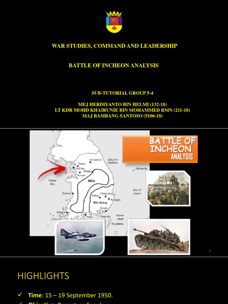 Incheon Battle: Strategy and Impact | PDF | Korean War | Battle Of Inchon