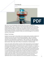 E Beam Irradiated Products