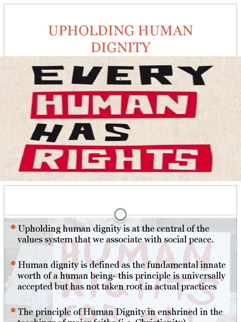 Human Dignity Compilation | PDF | Human Rights | Children's Rights
