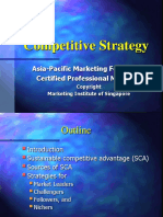 Competitive Strategy: Asia-Pacific Marketing Federation Certified Professional Marketer