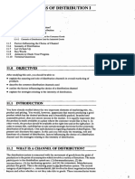 Unit 11 Channels of Distribution I: Objectives