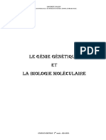 Cours Génie Génétique