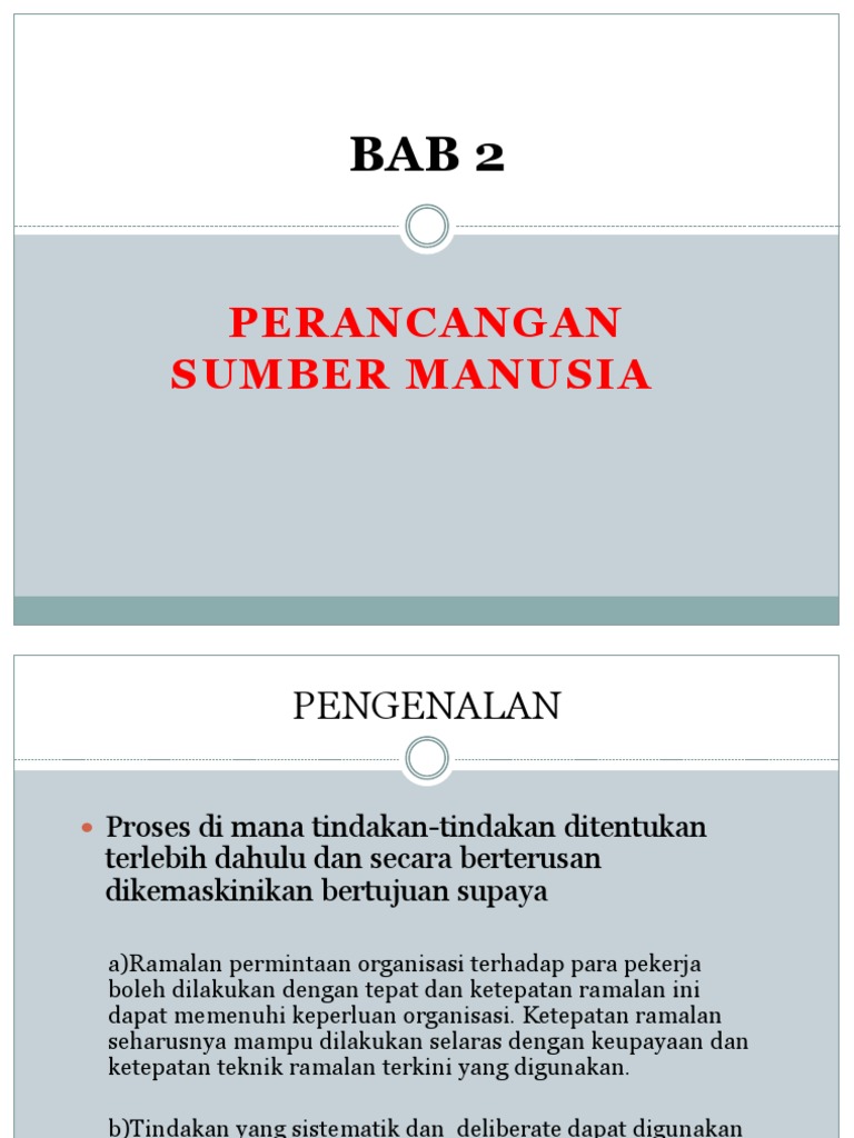 Bab 2 Sumber Manusia Pdf