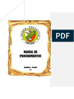 Manual de Procedimientos Ueu. - Comisión