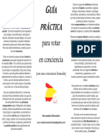 Guía Práctica para Votar en Conciencia - Tríptico PDF