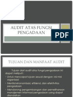 Audit Atas Fungsi Pengadaan