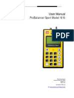 ProBalancer Sport User Manual Rev 1 01