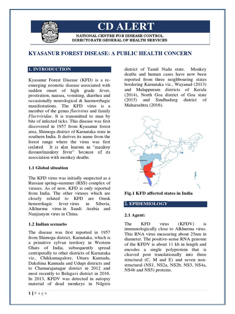 Kyasanur Forest Disease Overview | PDF | Transmission (Medicine ...