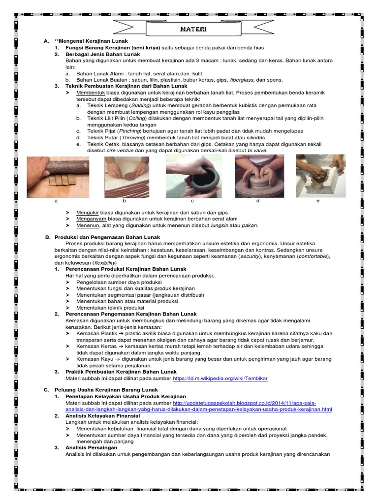 Modul Kerajinan Bahan Lunak