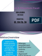 Injeksi Facet & Rhizotomi Facet