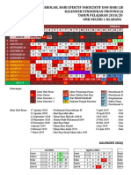 Kaldik 2018-2019, Alokasi Waktu