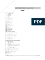 2005 F1 Technical Regs