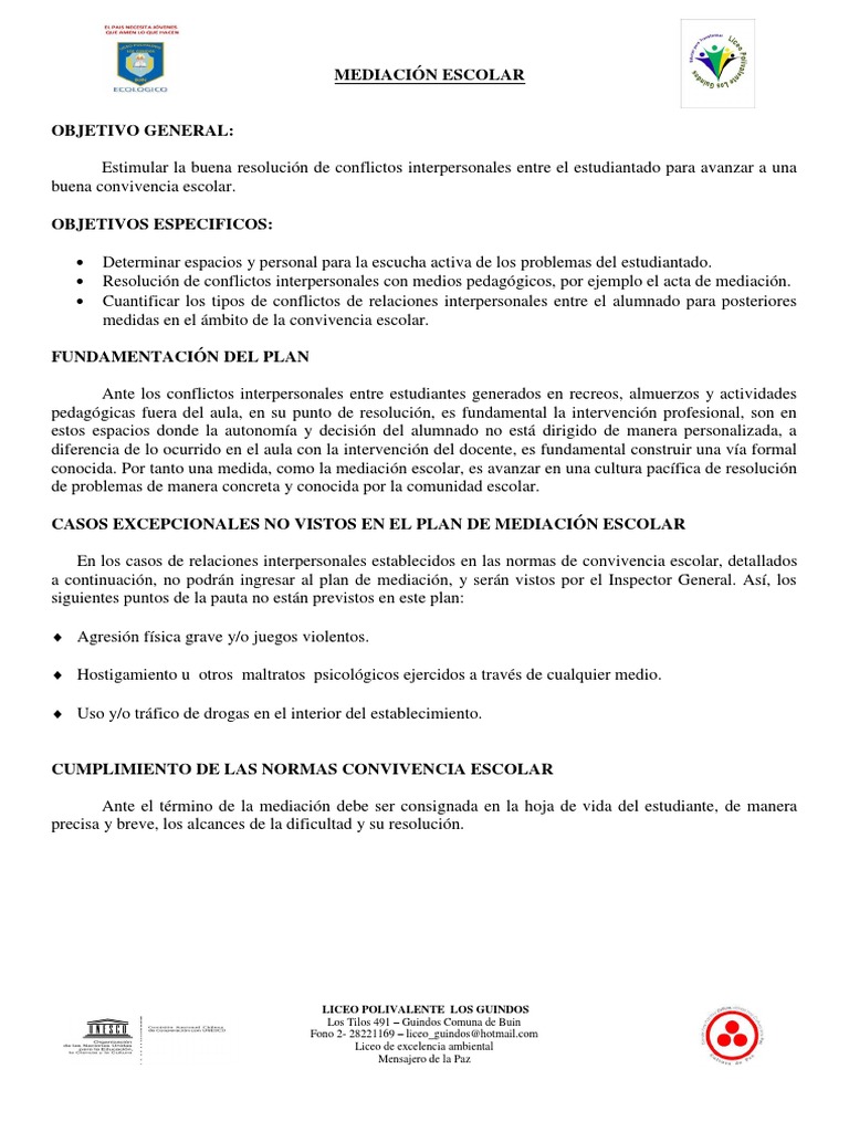 Mediacion Escolar 2018 Mediacion Sicologia Y Ciencia Cognitiva