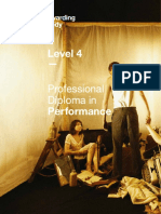 Level 4 Professional Diploma in Performance Specification