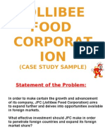 Jollibee Food Corporat ION: (Case Study Sample)