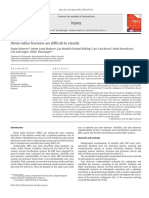 Distal Radius Fractures Are Difficult To Classify