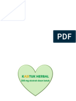 Desain Kemasan Kasituk Herbal Logo