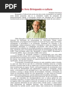 Resenha Do Livro Brinquedo e Cultura