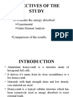 Energy Absorption of Al Honeycomb