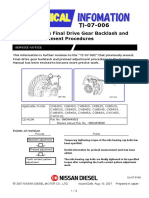 TI 07 006 DF Adjustment