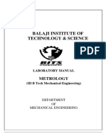 Metrology-Lab-Manual 3 Year 1sem
