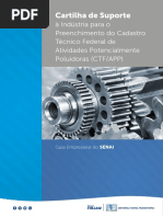 Cartilha Preenchimento Cadastro Técnico Federal Atividades Poluidoras 2017