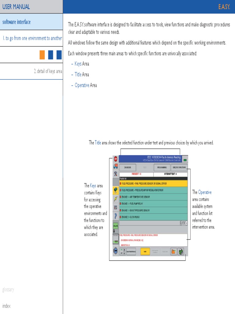 E.A.SY. Software User Manual | PDF | Menu (Computing) | Software