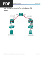 5.4.1.1 Lab - Configure An Intrusion Prevention System (IPS) PDF