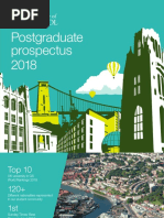 University of Bristol Postgraduate Prospectus 2018 - Web