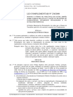 Lei Complementar Municipal Nº 239, De 10 de Agosto de 2006