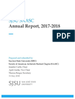 Sjsu Saasc 2017-2018 Annual Report