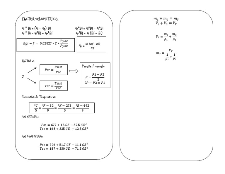 Formulas | PDF