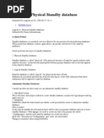 Logical Vs Physical Standby Database