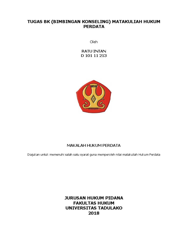 Makalah Hukum Perdata