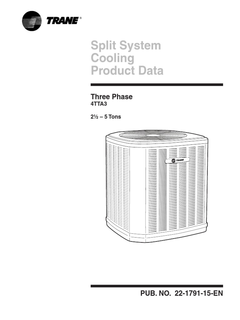 Manual Trane 4TTA Air Conditioning Thermostat