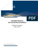 Informe Mensual de Coyuntura Economica Enero 2018