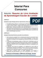 2. Resumo Avaliação Da Aprendizagem Luckesi