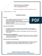 18. Estudo Sobre Avaliação Somativa