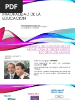 INMORALIDAD EN LA EDUCACIÓN