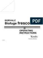 Biofuge Fresco Manual