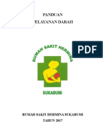 Cover DLL Pedoman PELAYANAN Darah