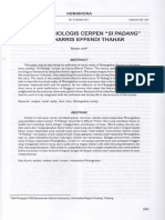 Analisis Soslologls Cerpen "Si Karya Harris Effendi Thahar: Padang"