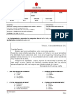 Evaluación Lenguaje Unidad 1 Leyenda y Fabula