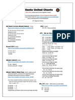 Atlanta United Chants - Long Version